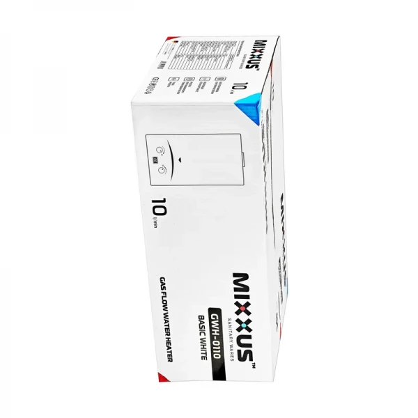 Газовая колонка MIXXUS GWH-0110 BASIC WHITE дымоходная 10 л/мин (цвет белый) (WH0022)
