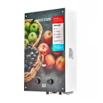 Газовая колонка MIXXUS GWH-0310 BASIC GLASS дымоходная 10 л/мин (панель из стекла с рисунком) (WH0024)