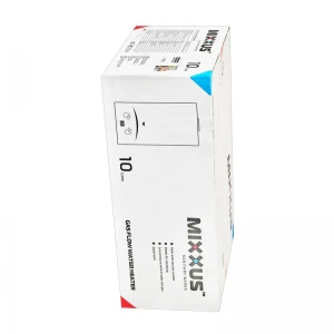 Газовая колонка MIXXUS GWH-0310 BASIC GLASS дымоходная 10 л/мин (панель из стекла с рисунком) (WH0024)