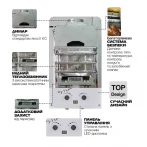 Газовая колонка MIXXUS GWH-0610 BASIC GLASS дымоходная 10 л/мин (панель из стекла с рисунком) (WH0027)