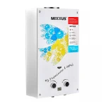 Газовая колонка MIXXUS GWH-0610 BASIC GLASS дымоходная 10 л/мин (панель из стекла с рисунком) (WH0027)