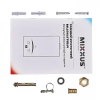 Газовая колонка MIXXUS GWH-0610 BASIC GLASS дымоходная 10 л/мин (панель из стекла с рисунком) (WH0027)