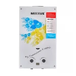 Газовая колонка MIXXUS GWH-0610 BASIC GLASS дымоходная 10 л/мин (панель из стекла с рисунком) (WH0027)