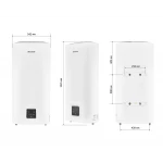 Водонагреватель "Плоский" MIXXUS EWH-10100 FLAT DRY накопительный 100 л, сухой тен 2 kW (WH0599)