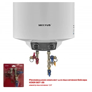 Водонагреватель "Цилиндр" MIXXUS EWH-08080 ROUND DRY накопительный 80 л, сухой тен 2 kW (WH0609) Водонагреватель "Цилиндр" MIXXUS EWH-08080 ROUND DRY накопительный 80 л, сухой тен 2 kW (WH0609)