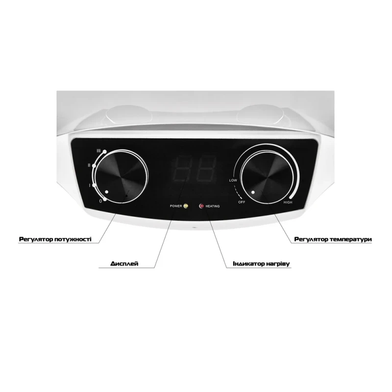Водонагреватель "Цилиндр" MIXXUS EWH-08100 ROUND DRY накопительный 100 л, сухой тен 2 kW (WH0610)