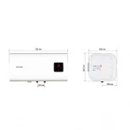 Водонагреватель "Квадрат" Mixxus EWH-14050 CUBE WET(Н) накопительный 50 л, мокрый тен 2,0 kW (WH0614)