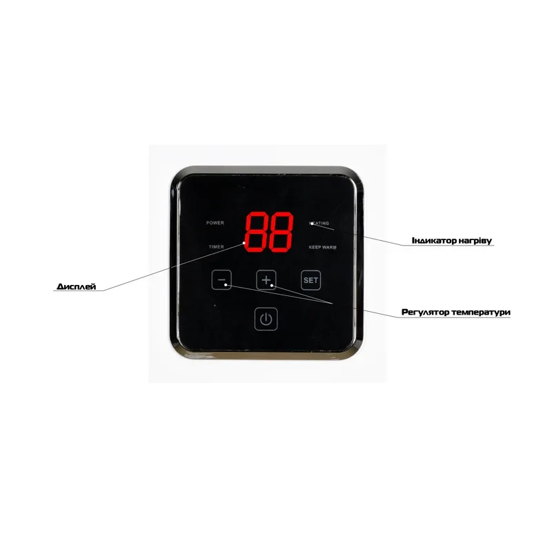 Водонагреватель "Квадрат" Mixxus EWH-15100 CUBE DRY накопительный 100 л, сухой тен 2,0 kW (WH0619)