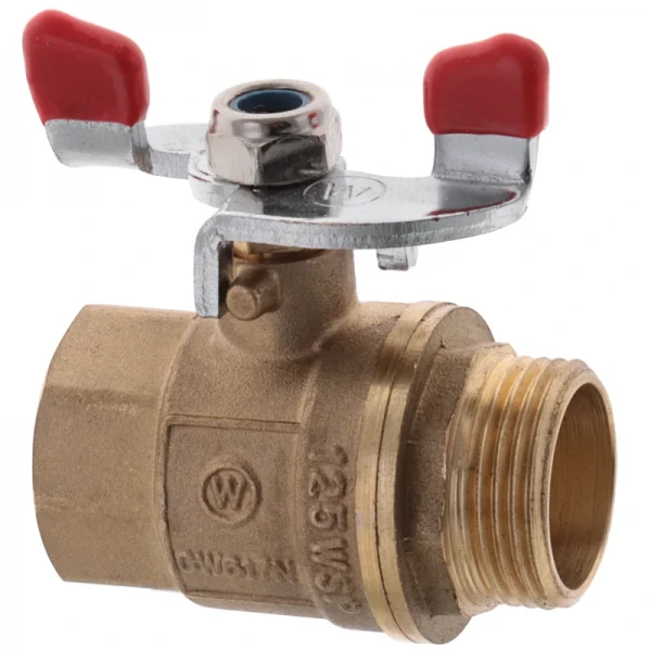 Кран шаровый СК 3/4" ГШБ Б/Н ART.607 (WP0130)