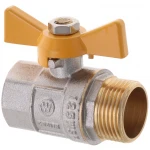 Кран кульовий Waterpro WP607-20FMW-Y - 3/4