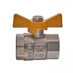 Кран шаровой Waterpro WP602-20FFW-Y - 3/4