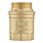 Клапан обратный для байпаса Waterpro WP601-40FM - 1 1/2" латунь, шар EPDM (WP3333)