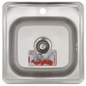 Мойка кухонная Zerix Z4848-06-160E (Satin) (ZM0557)