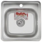 Мойка кухонная Zerix Z4848-06-160D (decor) (ZM0558)