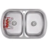 Мойка кухонная Zerix Z7749-08-180E (Satin) (ZM0565)