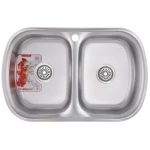 Мийка кухонна Zerix Z7749-08-180E (Satin) (ZM0565)