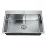 Мойка Zerix ZH5843S-215 (3.0/1.0) Satin с диспенсером и сушилкой для посуды (ZM5560)