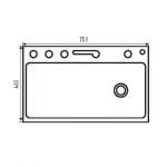 Мийка Zerix ZH7546-SET-04 DECOR Nano-Black з вбудованим змішувачем з нерж. сталі (ZM5578)