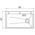 Мойка Zerix ZH6845-SET-05 NANO-SILVER (3.0/0.8) с нерж. стали, комплект (нержавейка) (ZM5580)