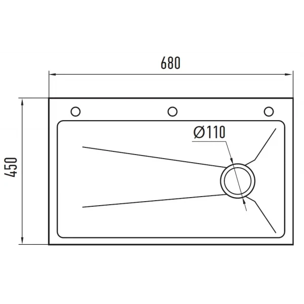 Мойка Zerix ZH6845-SET-05 NANO-SILVER (3.0/0.8) с нерж. стали, комплект (нержавейка) (ZM5580)