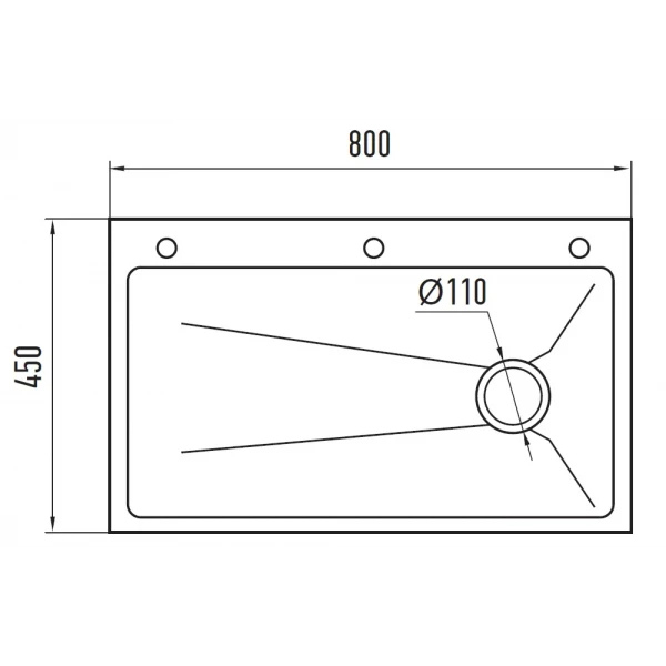 Мойка Zerix ZH8045-SET-05 NANO-BLACK (3.0/0.8) с нерж. стали, комплект (графит) (ZM5585)
