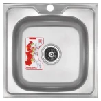 Мойка кухонная Zerix Z5050-08-180MD (micro decor) (ZS0583)