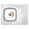Мойка кухонная Zerix Z8060L-08-180E (Satin) (ZS0604)
