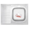 Мойка кухонная Zerix Z8060R-08-180E (Satin) (ZS0609)