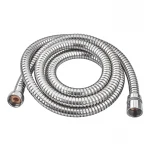 Шланг для душа CHAMPION ChrF01 Chr.F01 из нержавеющей стали, растяжной 175 см, хромированный (ZX0150)