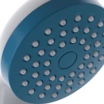 Ручна лійка для душу ZERIX WKY-1300 з ABS-пластику біла глянцева, однорежимна (ZX0216)