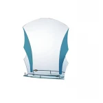 Зеркало настенное Zerix Z755-7 600х500 мм с полкой (ZX0313)
