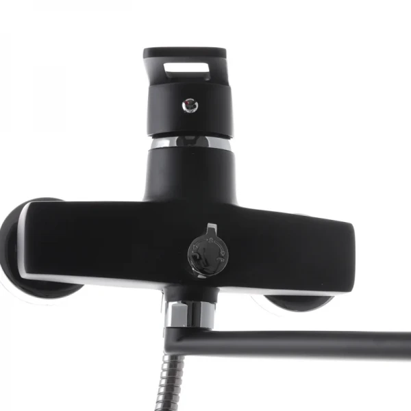 Смеситель для ванны Zerix Z2230-6 черный (ZX0354)