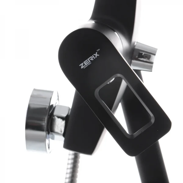 Смеситель для ванны Zerix Z2230-6 черный (ZX0354)