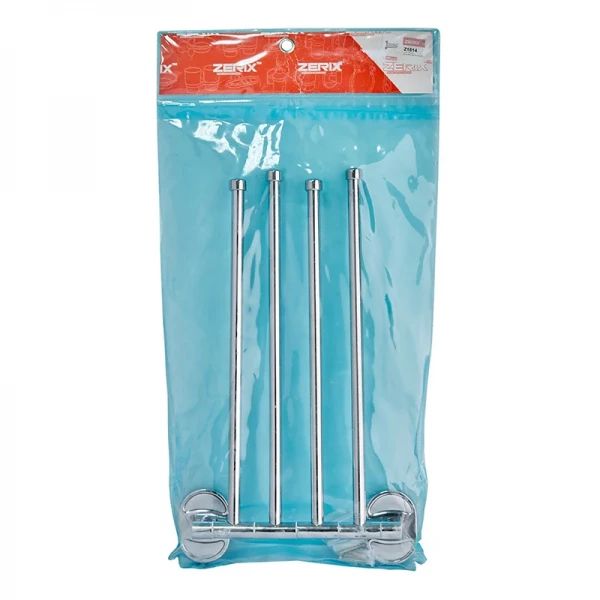 Тримач для рушників поворотний Zerix Z1614 (чотири планки) (ZX0519)