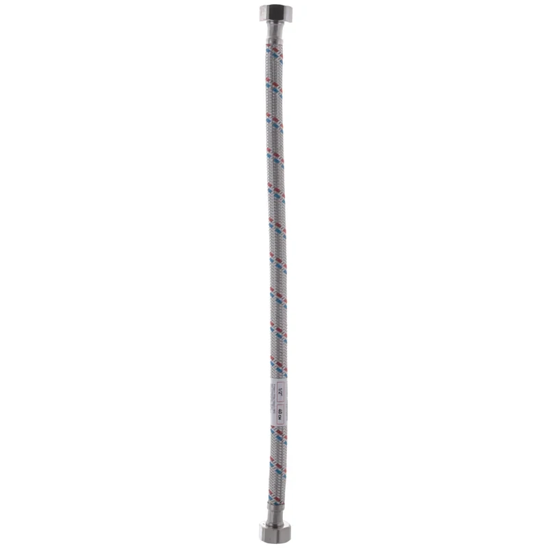 Гибкий шланг для подключения воды гайка 1/2'' - гайка 1/2'' (40 см) Zerix (ZX1550)