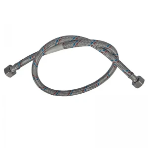 Гнучкий шланг для підключення води гайка 1/2'' - гайка 1/2'' (50 см) Zerix (ZX1551)