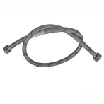 Гнучкий шланг для підключення води гайка 1/2'' - гайка 1/2'' (60 см) Zerix (ZX1552)