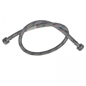 Гнучкий шланг для підключення води гайка 1/2'' - гайка 1/2'' (60 см) Zerix (ZX1552)