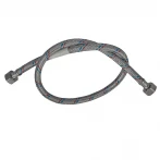 Гнучкий шланг для підключення води гайка 1/2'' - гайка 1/2'' (80 см) Zerix (ZX1553)