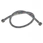 Гнучкий шланг для підключення води гайка 1/2'' - гайка 1/2'' (80 см) Zerix (ZX1553)