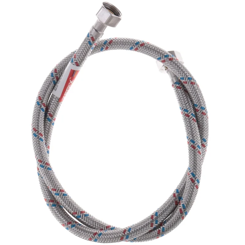 Гибкий шланг для подключения воды гайка 1/2'' - гайка 1/2'' (100 см) Zerix (ZX1554)