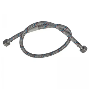 Гибкий шланг для подключения воды гайка 1/2'' - гайка 1/2'' (100 см) Zerix (ZX1554) Гибкий шланг для подключения воды гайка 1/2'' - гайка 1/2'' (100 см) Zerix (ZX1554)