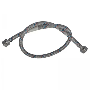 Гнучкий шланг для підключення води Гайка 1/2'' - Гайка 1/2'' (120 см) ZERIX (ZX1555)