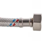 Гибкий шланг для подключения воды гайка 1/2'' - гайка 1/2'' (180 см) Zerix (ZX1557)