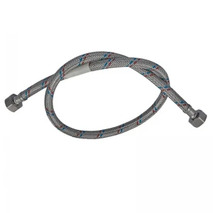 Гнучкий шланг для підключення води гайка 1/2'' - гайка 1/2'' (180 см) Zerix (ZX1557)