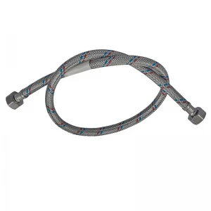 Гибкий шланг для подключения воды гайка 1/2'' - гайка 1/2'' (200 см) Zerix (ZX1558) Гибкий шланг для подключения воды гайка 1/2'' - гайка 1/2'' (200 см) Zerix (ZX1558)