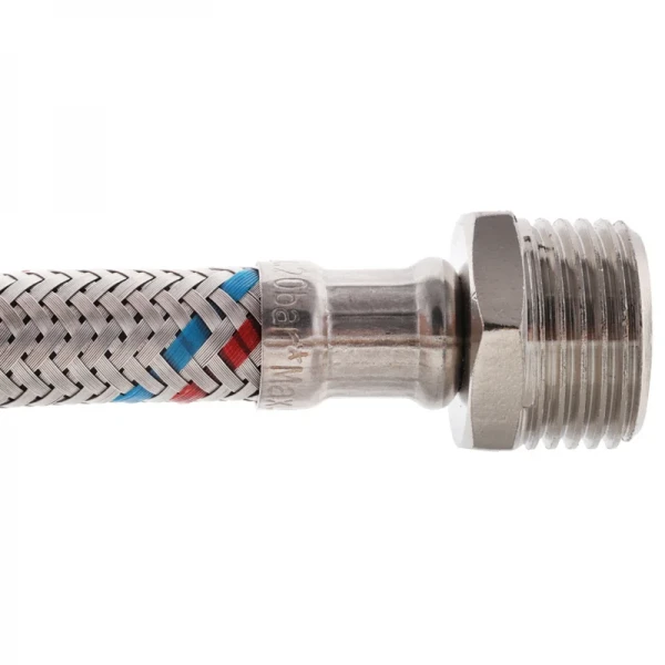Гибкий шланг для подключения воды гайка 1/2'' - Штуцер 1/2'' (50 см) Zerix (ZX1562)