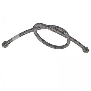 Гнучкий шланг для підключення води гайка 1/2'' - Штуцер 1/2'' (50 см) Zerix (ZX1562) Гнучкий шланг для підключення води гайка 1/2'' - Штуцер 1/2'' (50 см) Zerix (ZX1562)