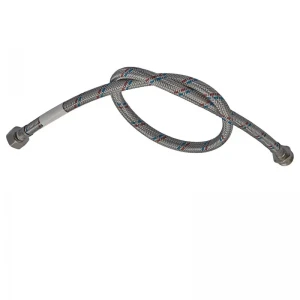 Гнучкий шланг для підключення води гайка 1/2'' - Штуцер 1/2'' (80 см) Zerix (ZX1564)