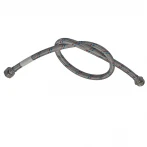 Гнучкий шланг для підключення води гайка 1/2'' - Штуцер 1/2'' (150 см) Zerix (ZX1567)